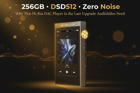 256GB, DSD512, Zero Noise: Why This Hi-Res DAC Player Is the Last Upgrade Audiophiles Need