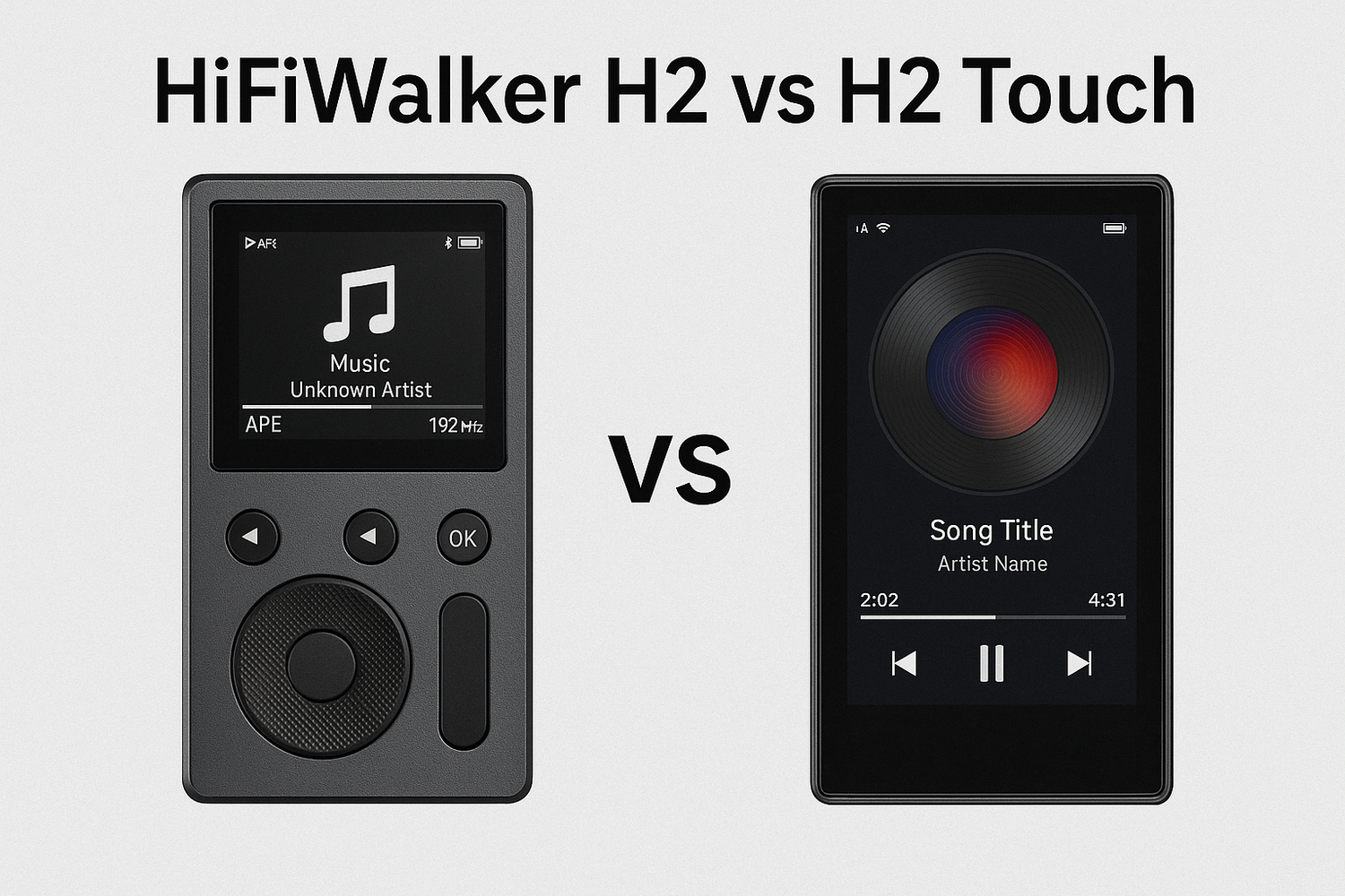 HiFiWalker H2 vs H2 Touch: Which Budget Hi-Fi Champion is Right for You?