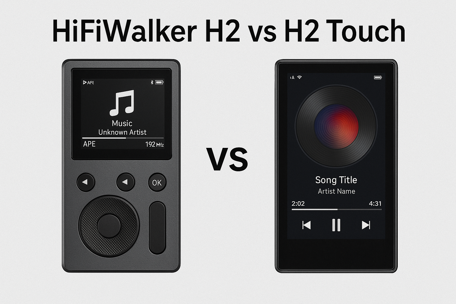 HiFiWalker H2 vs H2 Touch: Which Budget Hi-Fi Champion is Right for You?