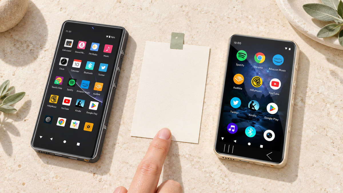 HIFI WALKER G7 Pro and G7 Android players for Spotify listening in 2026