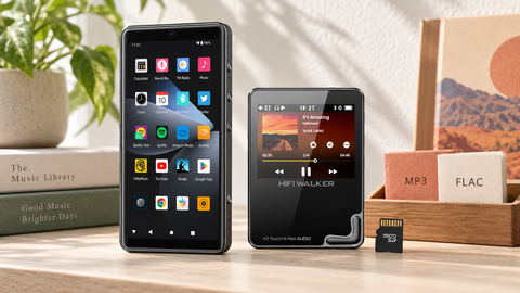 HIFI WALKER Android and local-file music players for Amazon Music streaming, purchased MP3 and FLAC playback