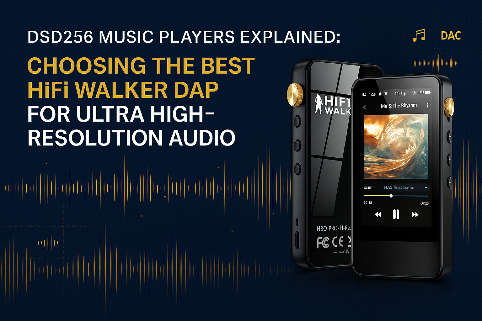 DSD256 Music Players Explained: Choosing the Best HiFiWalker DAP for Ultra High-Resolution Audio