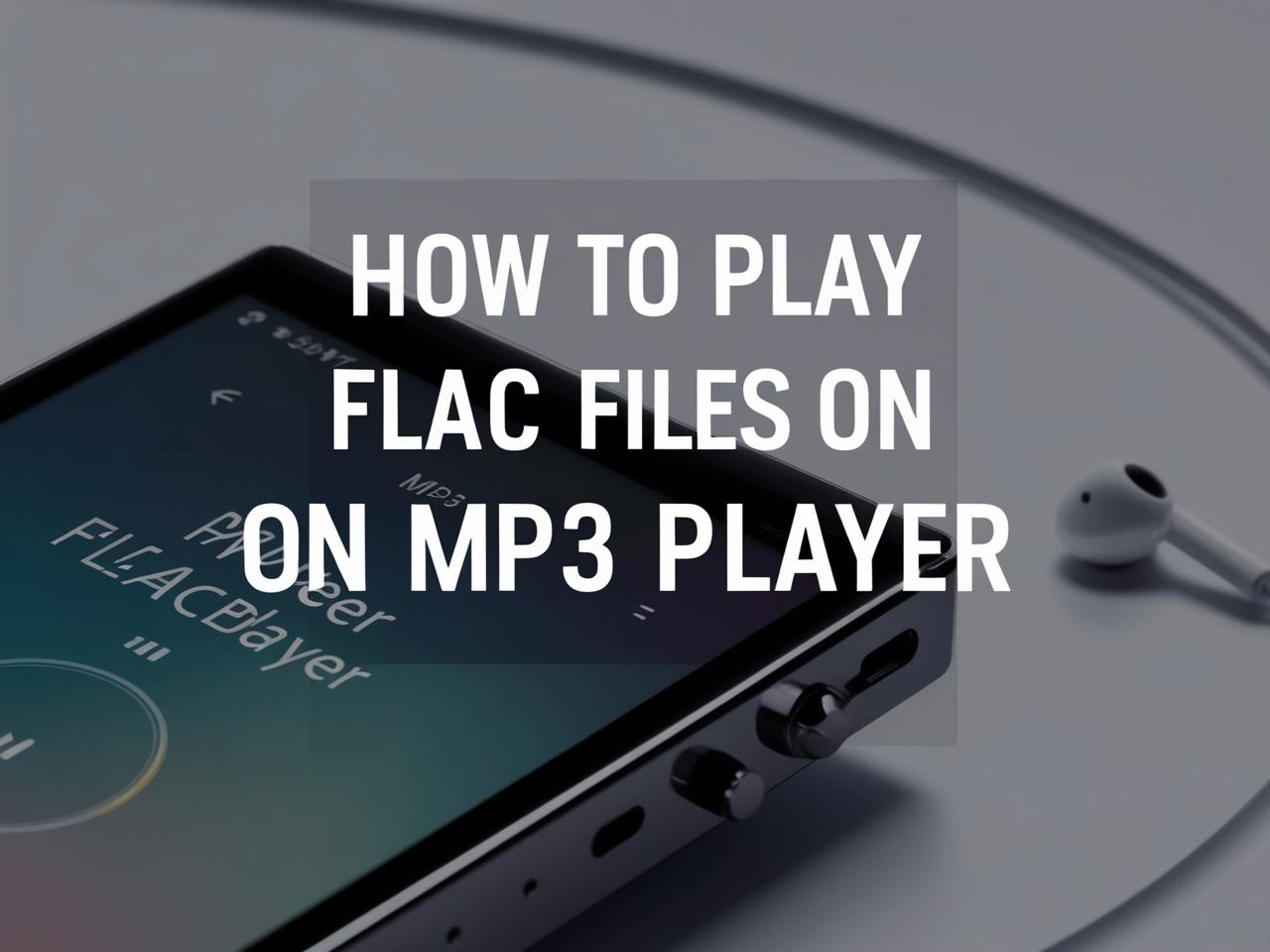 How to Play FLAC Files on MP3 Player: HIFI WALKER Lossless Audio Guide