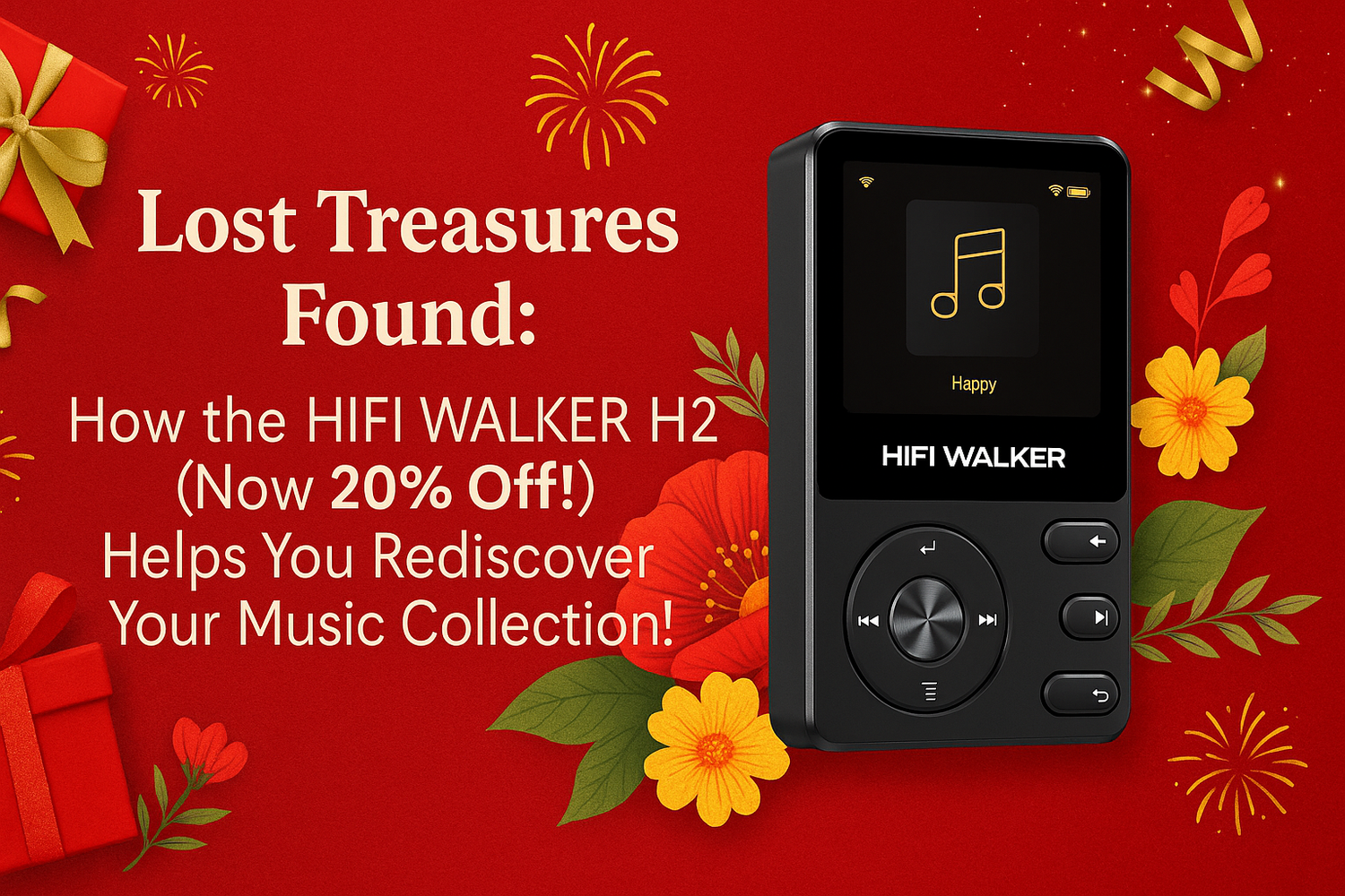 Lost Treasures Found: How the HIFI WALKER H2 (Now 20% Off!) Helps You Rediscover Your Music Collection!