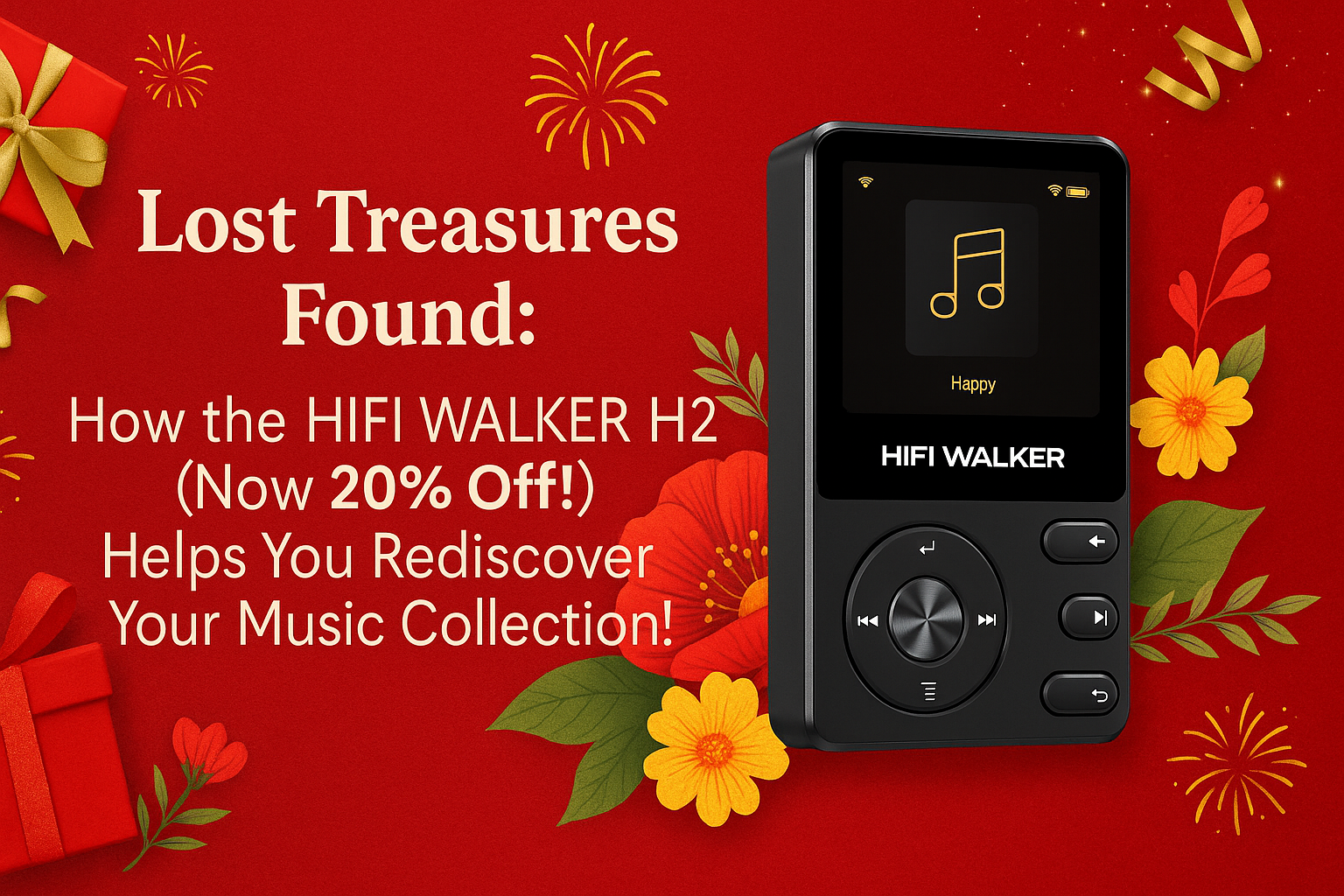 Lost Treasures Found: How the HIFI WALKER H2 (Now 20% Off!) Helps You Rediscover Your Music Collection!