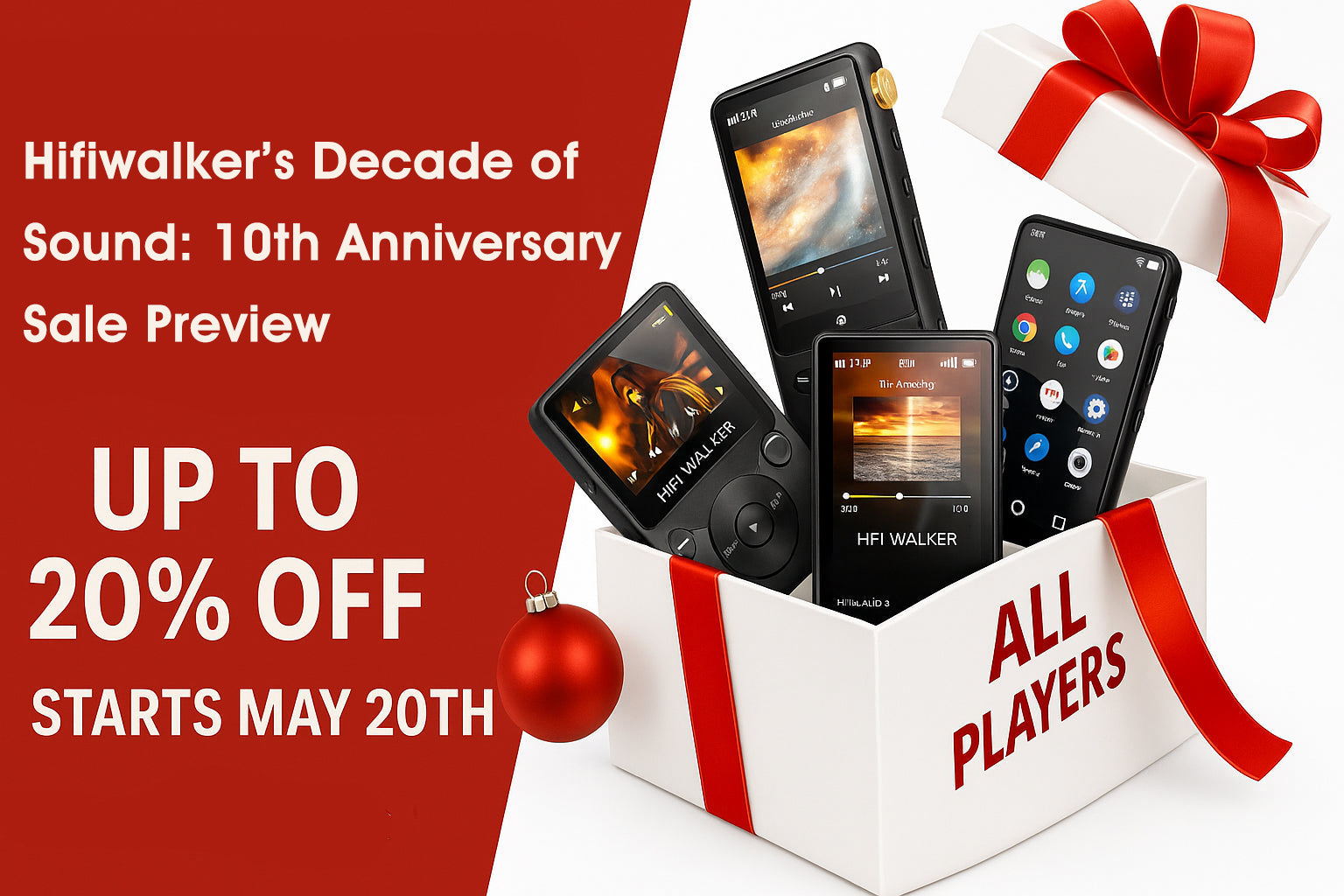 Hifiwalker’s Decade of Sound: 10th Anniversary Sale Preview – Up to 20% Off Starts May 20th!