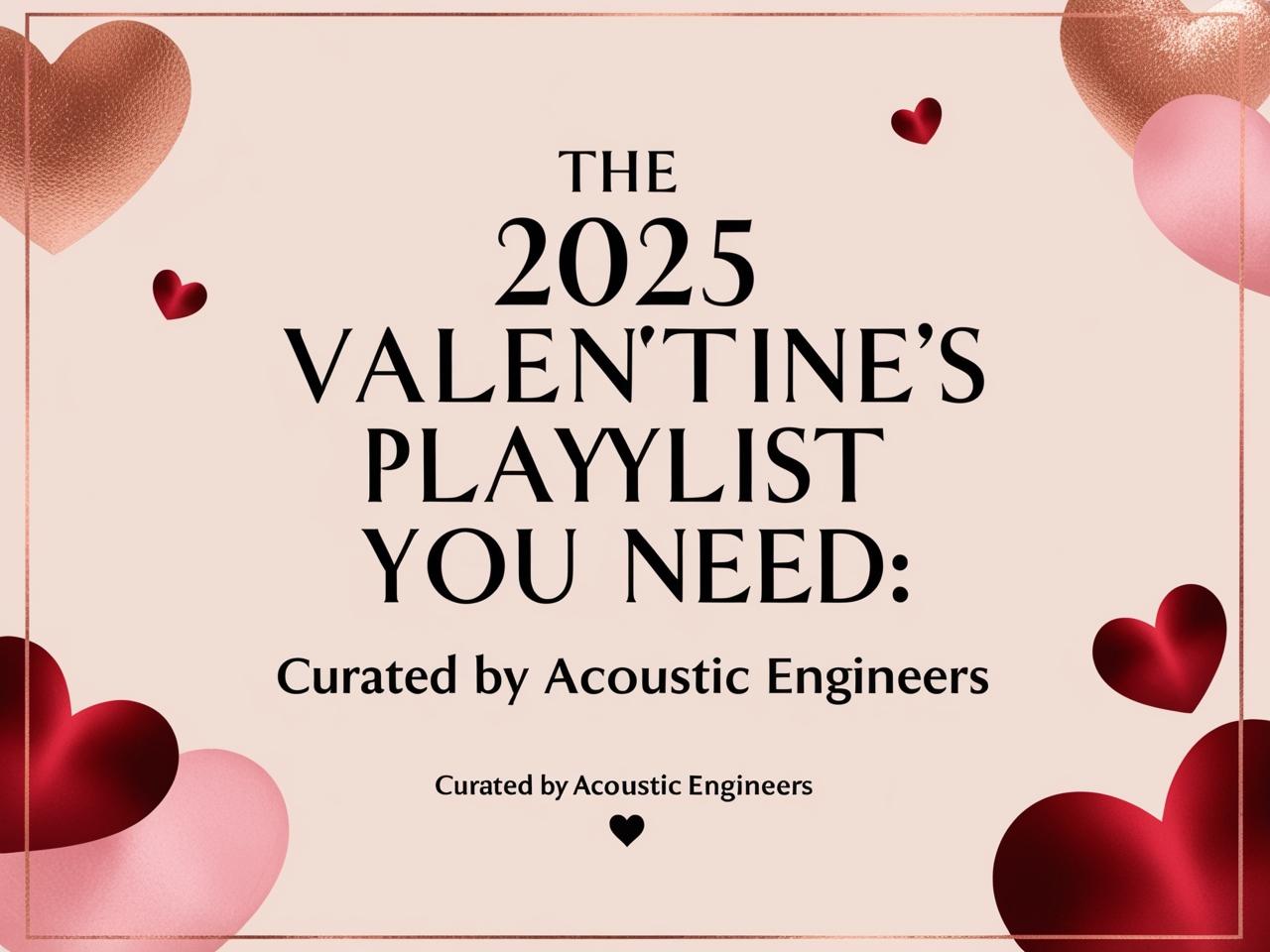 The 2025 Valentine's Playlist You Need: Curated by Acoustic Engineers