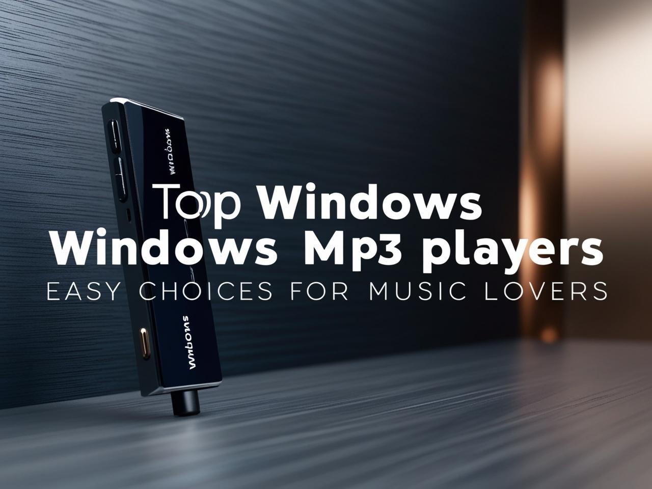Top Windows MP3 Players: Easy Choices for Music Lovers
