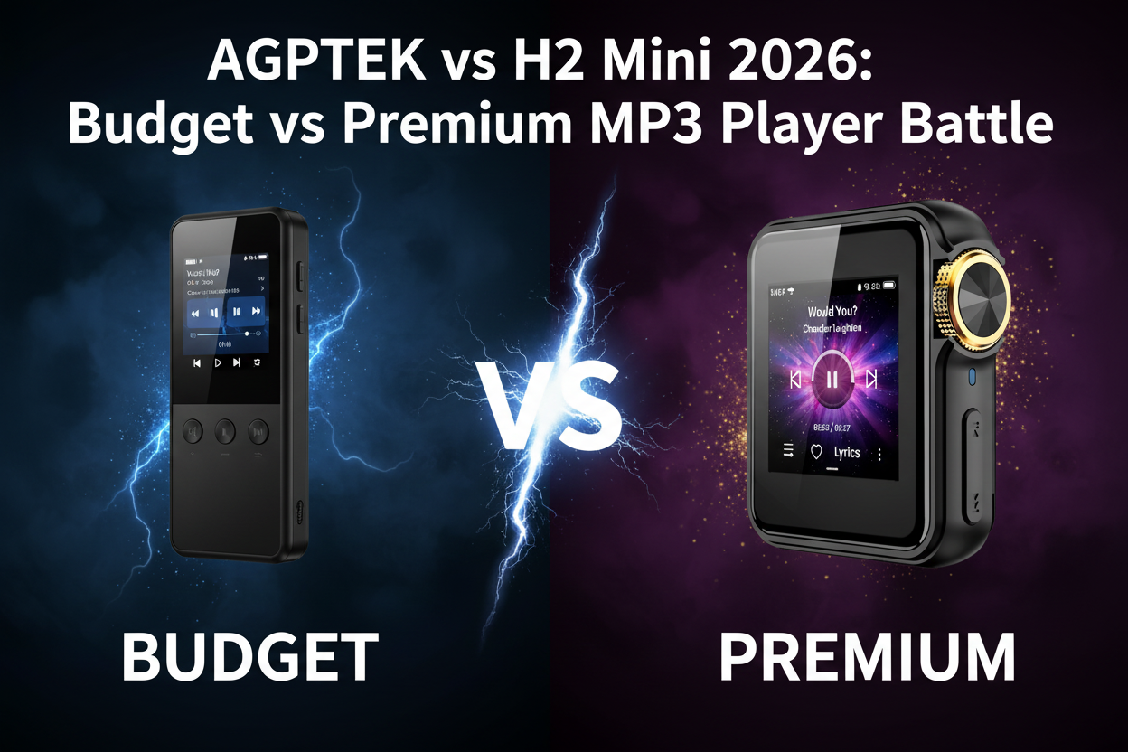 AGPTEK vs H2 Mini 2026: Budget vs Premium MP3 Player Battle