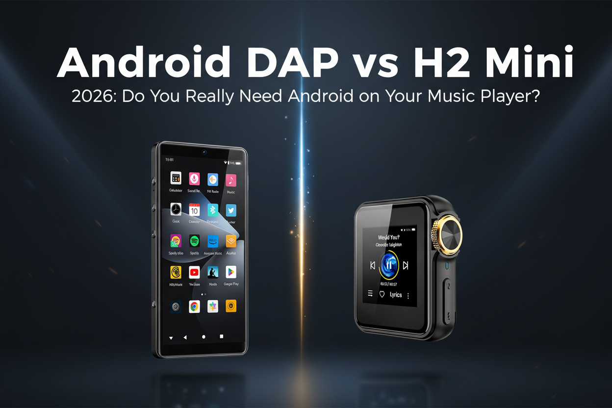 Android DAP vs H2 Mini 2026: Do You Really Need Android on Your Music Player?