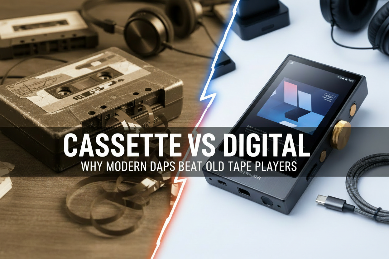 Cassette vs Digital: Why Modern DAPs Beat Old Tape Players