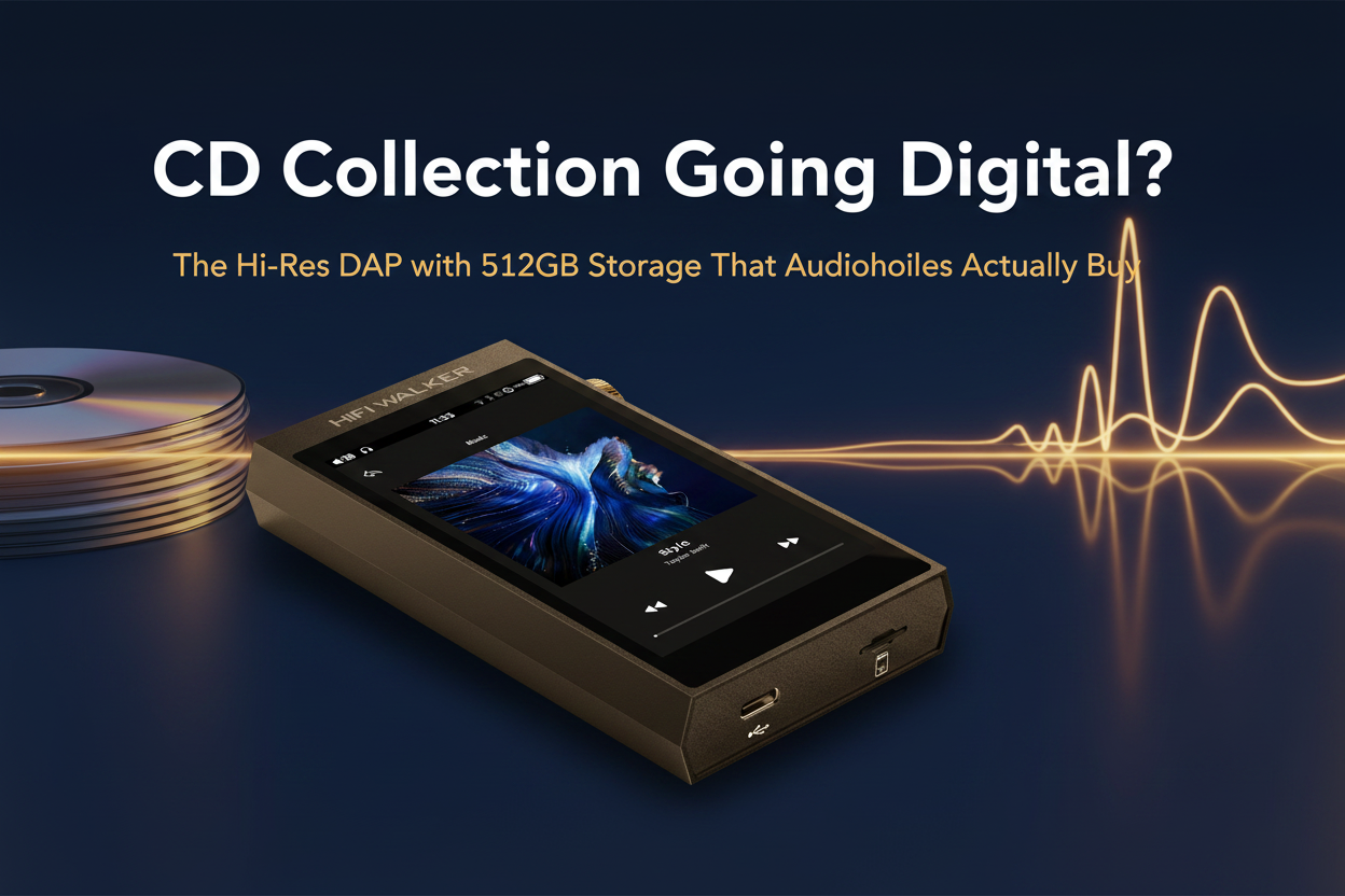 CD Collection Going Digital? The Hi-Res DAP with 512GB Storage That Audiophiles Actually Buy