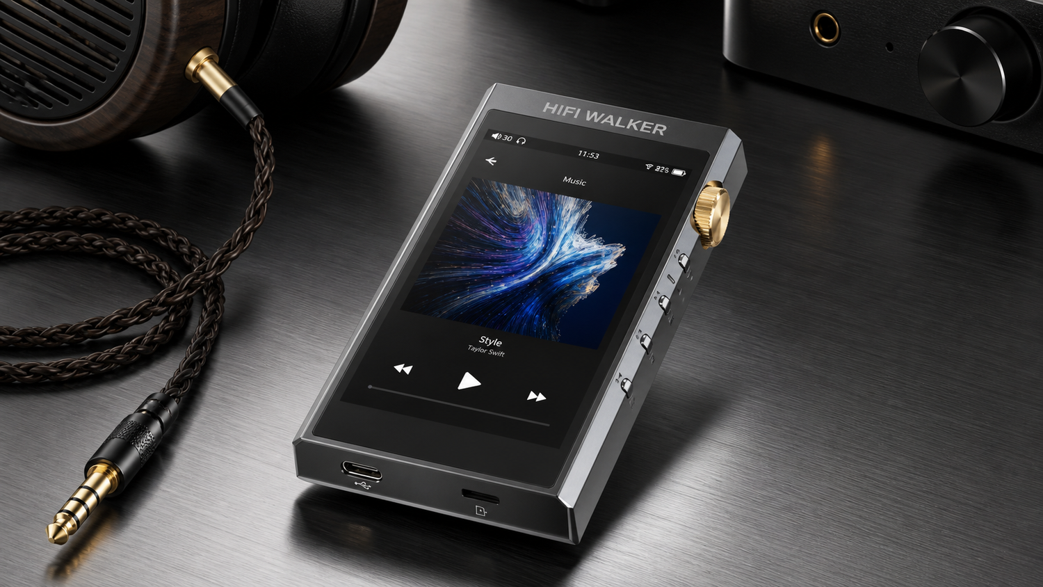 HIFI WALKER H20 Ultra in a home lossless listening setup