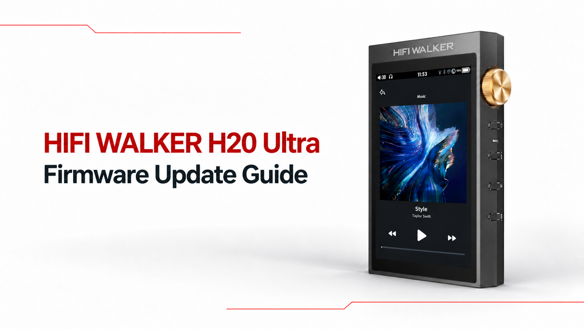 HIFI WALKER H20 Ultra firmware update guide