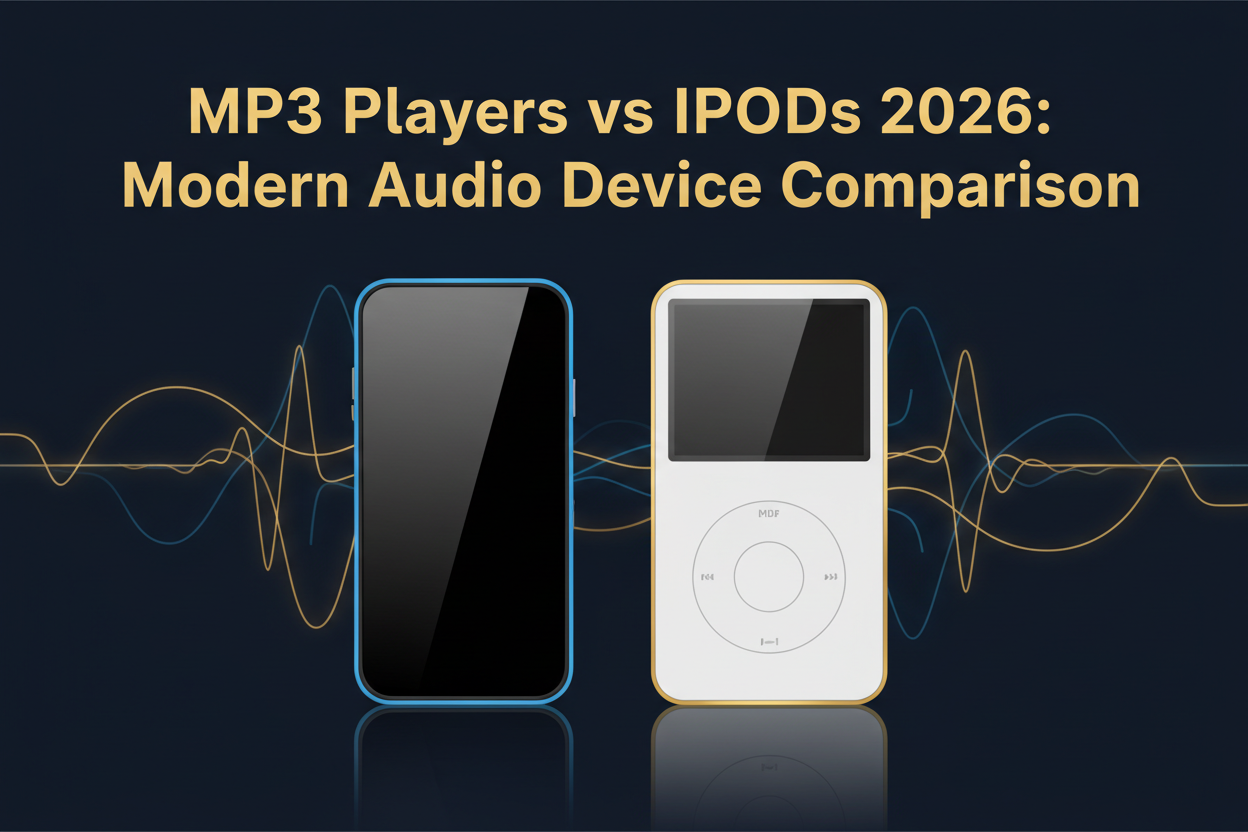 MP3 Players vs iPods 2026: Modern Audio Device Comparison
