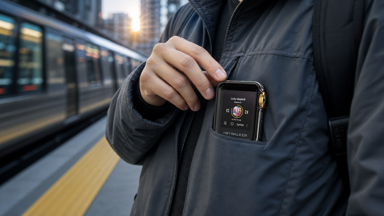 HIFI WALKER H2 Mini, HIFI WALKER H2 blog cover for Tired of Lossy Audio on Your Commute? The H2 Mini Hi Res Music Player Fixes That for Under $110
