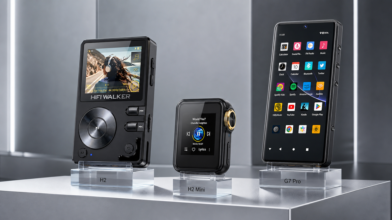 H2 Mini and G7 Pro editorial cover for Redefining Audio: MP3 Player Market Trends and Opportunities