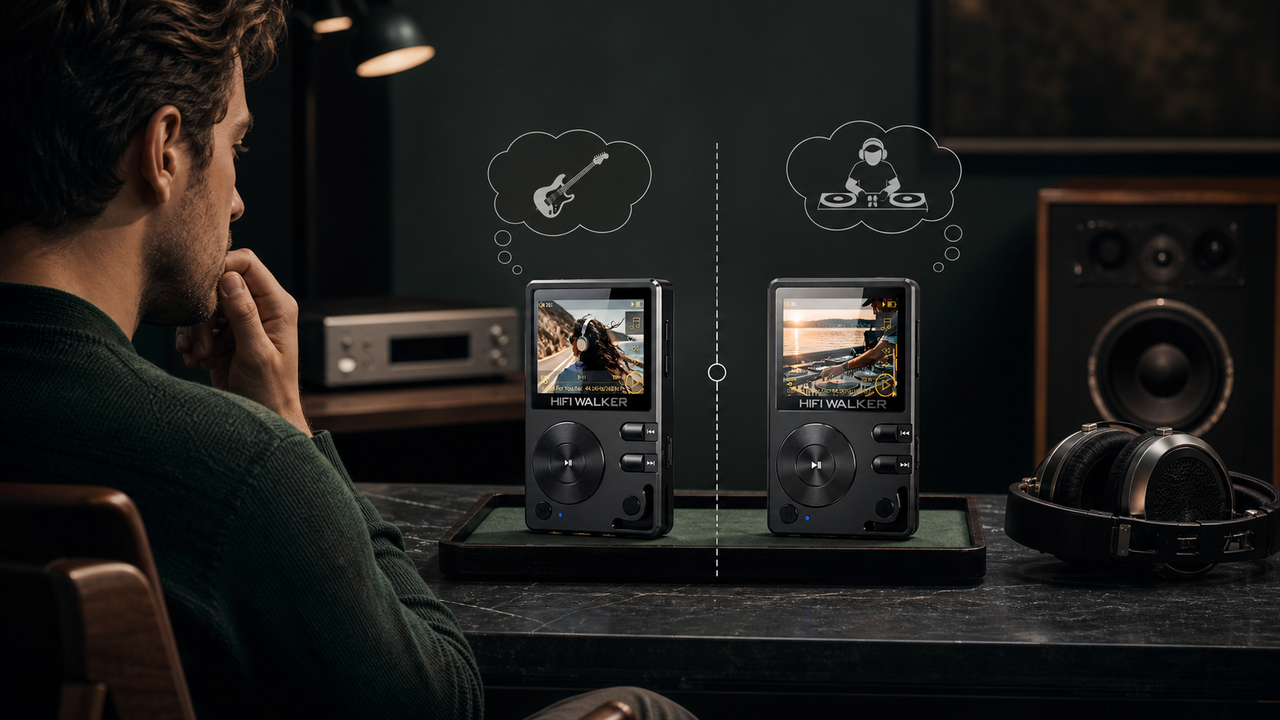 HIFI WALKER H2 in a home-listening decision scene