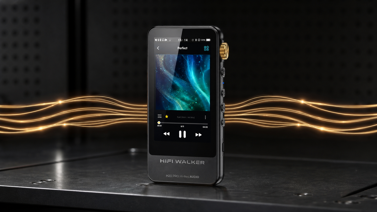 HIFI WALKER H20 Pro, HIFI WALKER H2 blog cover for HIFI WALKER H20 PRO Dual DACs Powering High Res Audio Excellence
