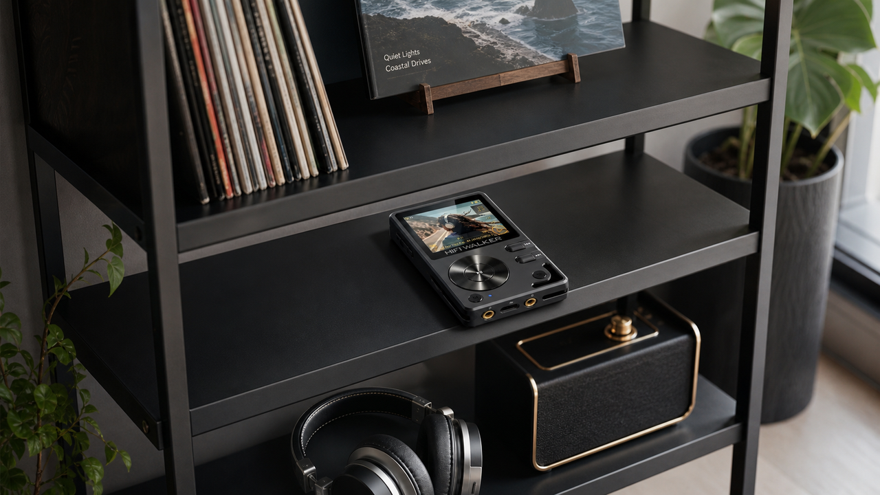 Portable music player editorial cover for Understanding Hi-Fi Audio Technology: Your Full Guide ()