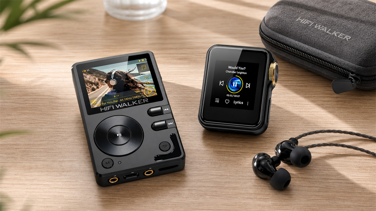 portable music players blog cover for Budget DAP Under $150 Affordable HiFi MP3 Players