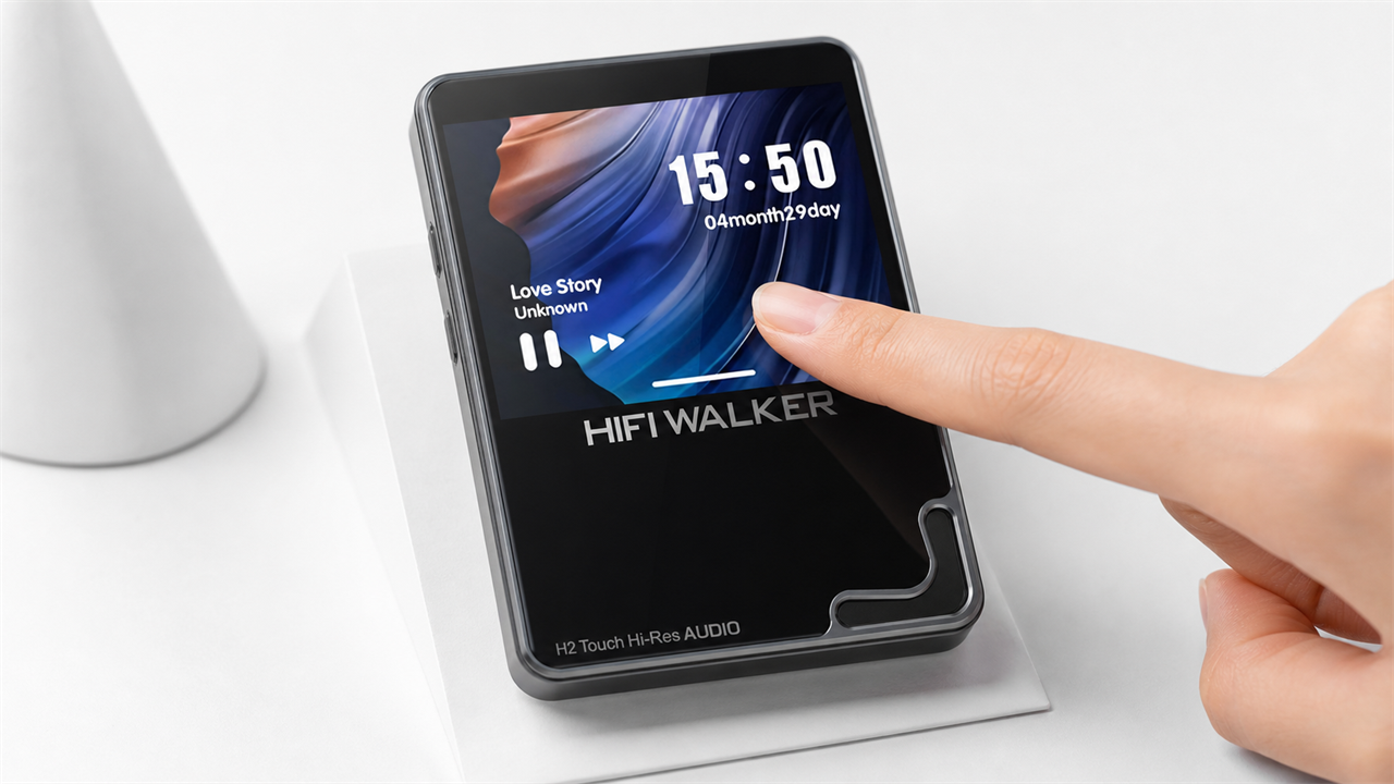 HIFI WALKER H2 Touch, HIFI WALKER H2 blog cover for H2 Touch Best Touchscreen Hi Res Player Under $150
