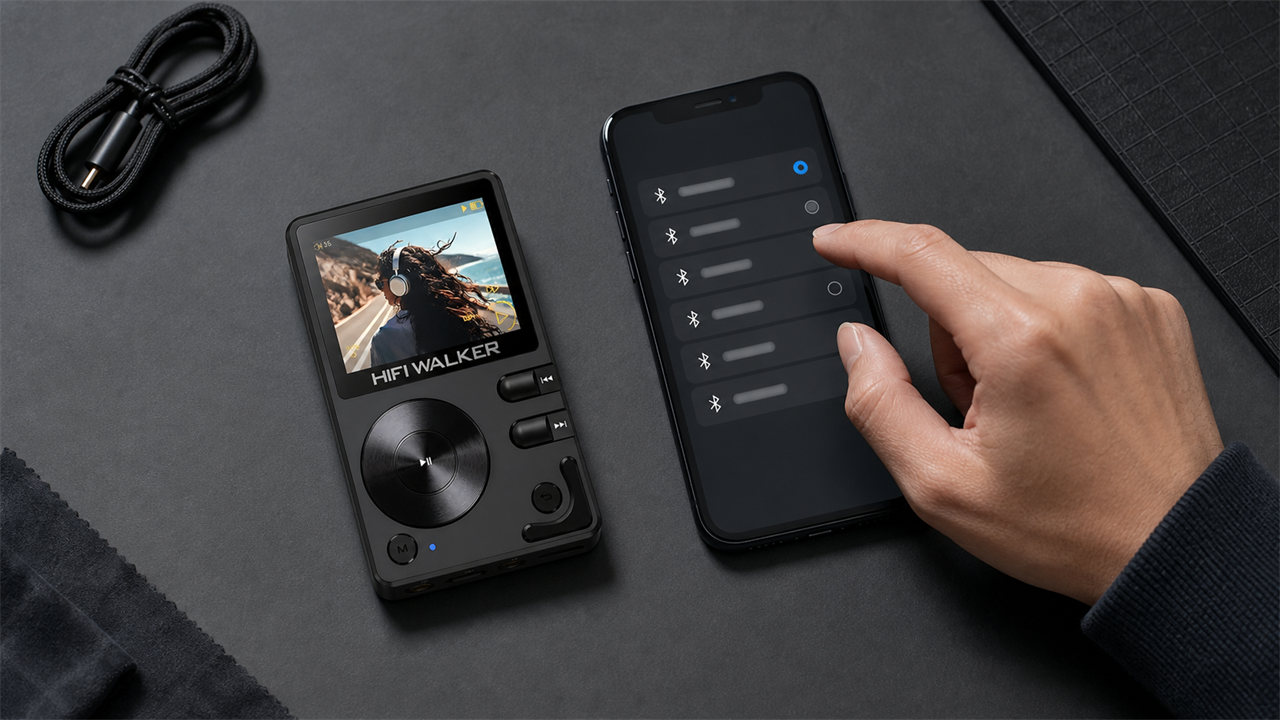HIFI WALKER H2 blog cover for HIFI WALKER H2 Bluetooth Guide Fix Connection Issues