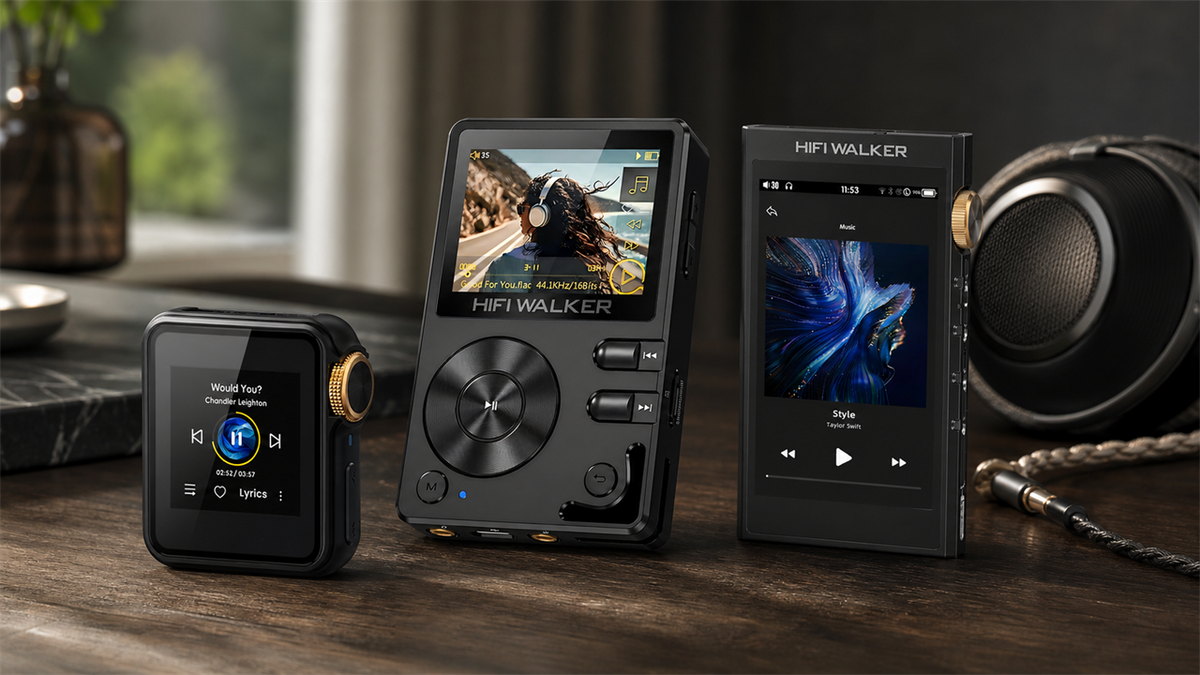 portable music players blog cover for Best Audiophile HiFi MP3 Players Ranked