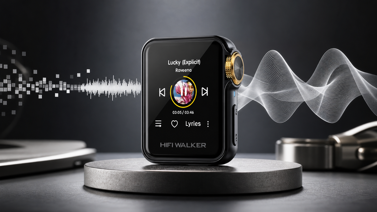 Portable music player editorial cover for What Is FLAC? The Complete Guide to Lossless Audio