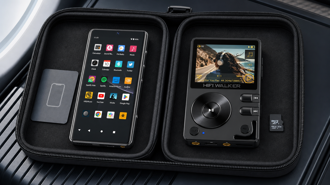 Portable music player editorial cover for Android Music Player vs Dedicated DAP: Which Is Right for You?