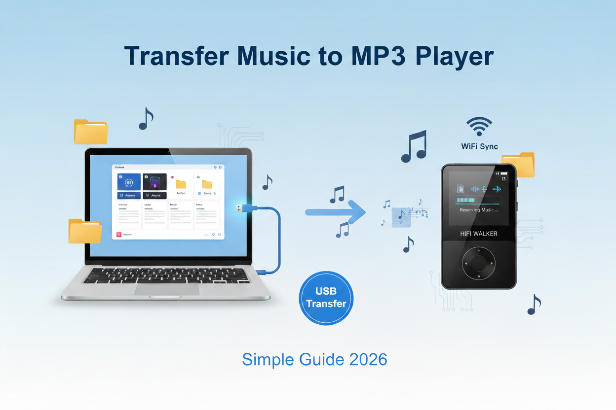 Transfer Music to MP3 Player (2026): Simple Guide