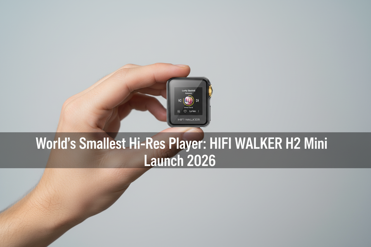 World's Smallest Hi-Res Player: HIFI WALKER H2 Mini Launch 2026