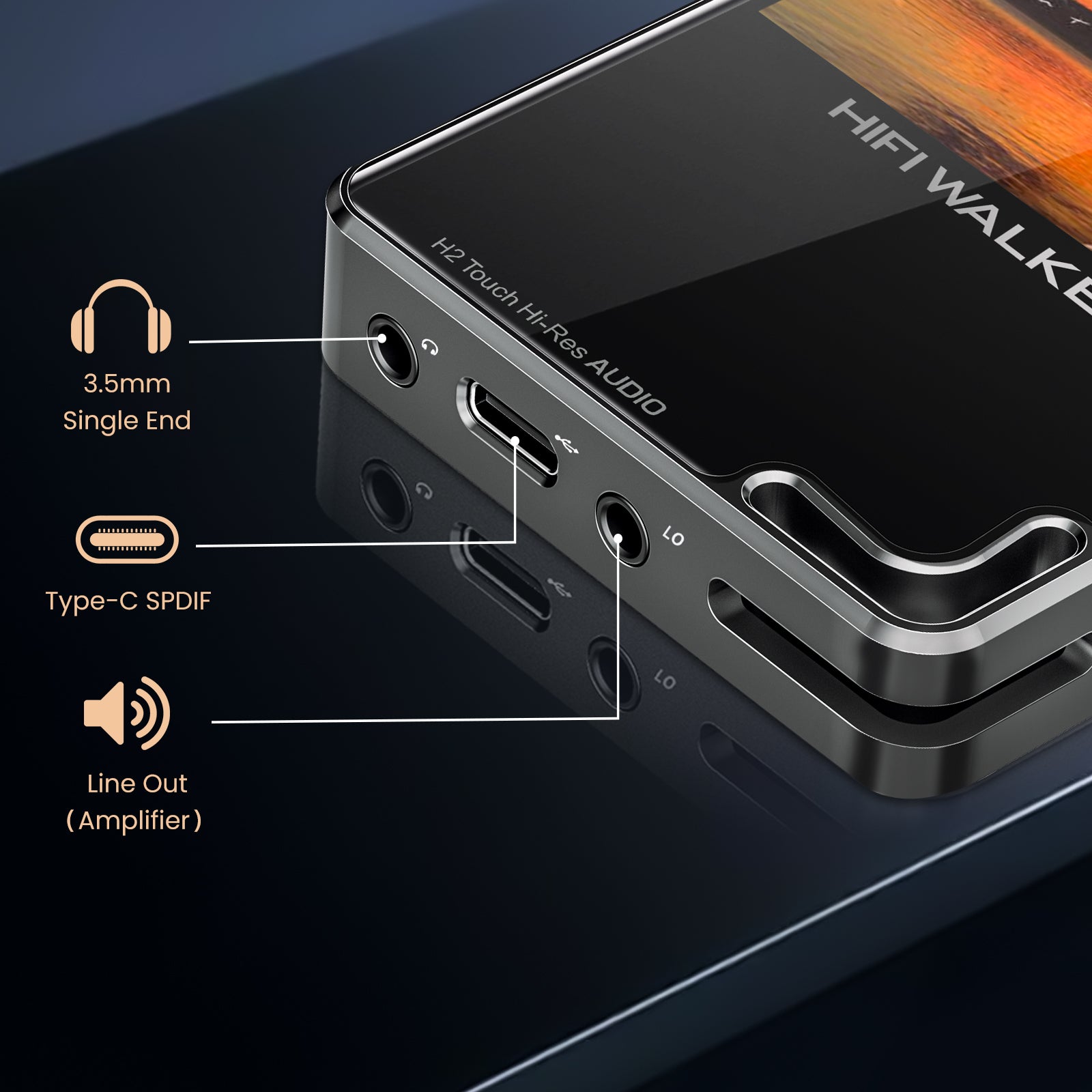 HIFI WALKER H2 Touch Hi-Res Audio Player