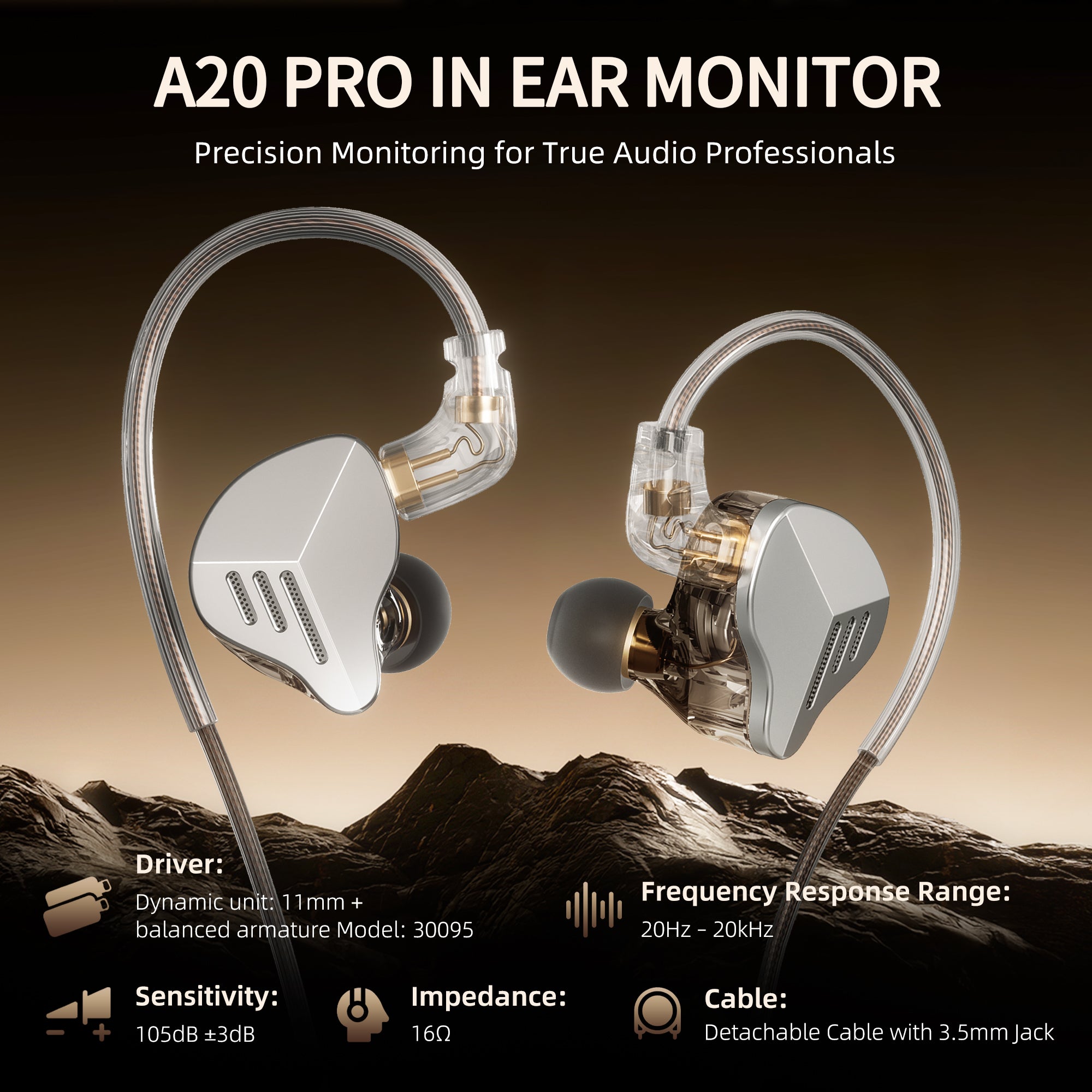 A20Pro Hi-Fi Earphone