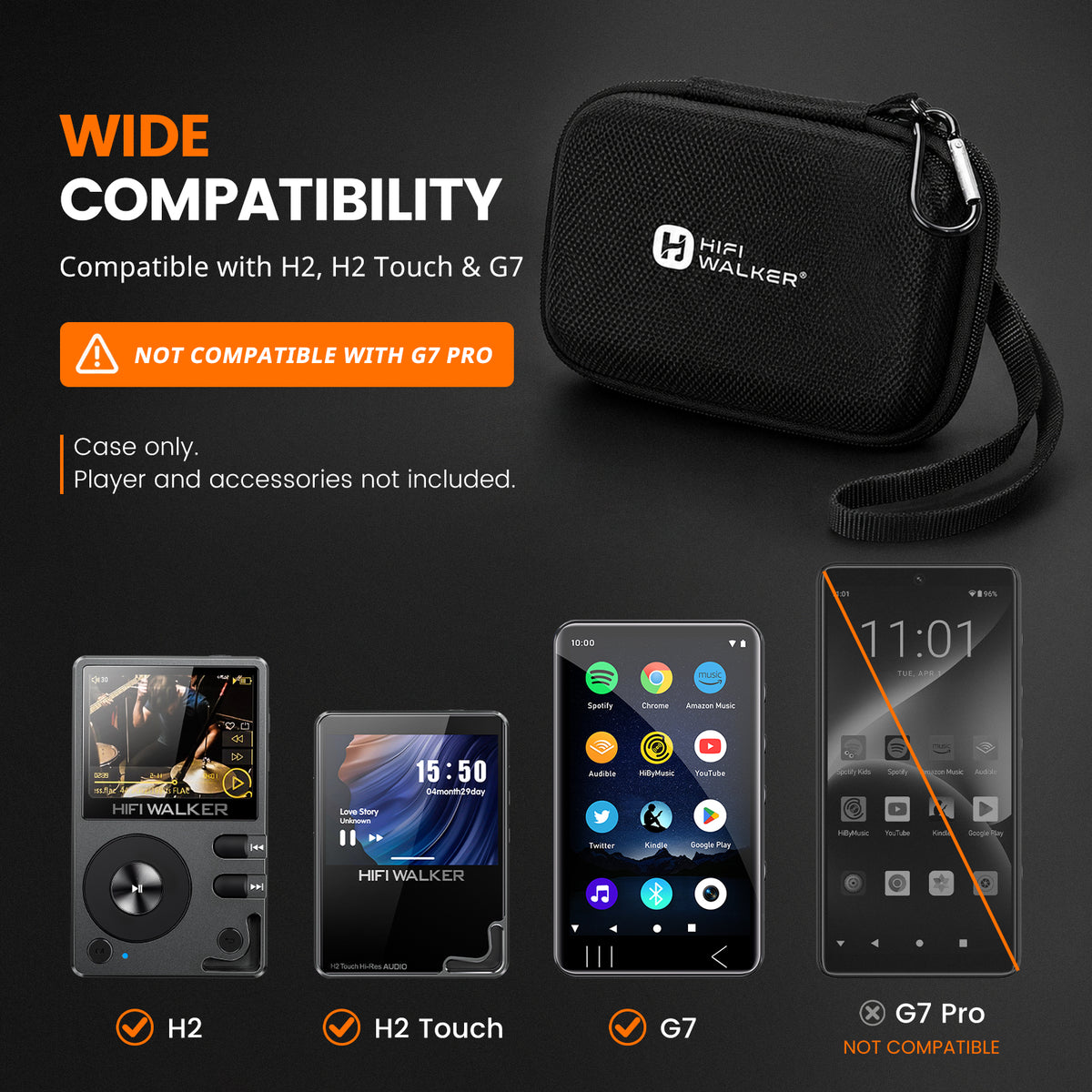 HIFI WALKER Case for H2/H2 Touch