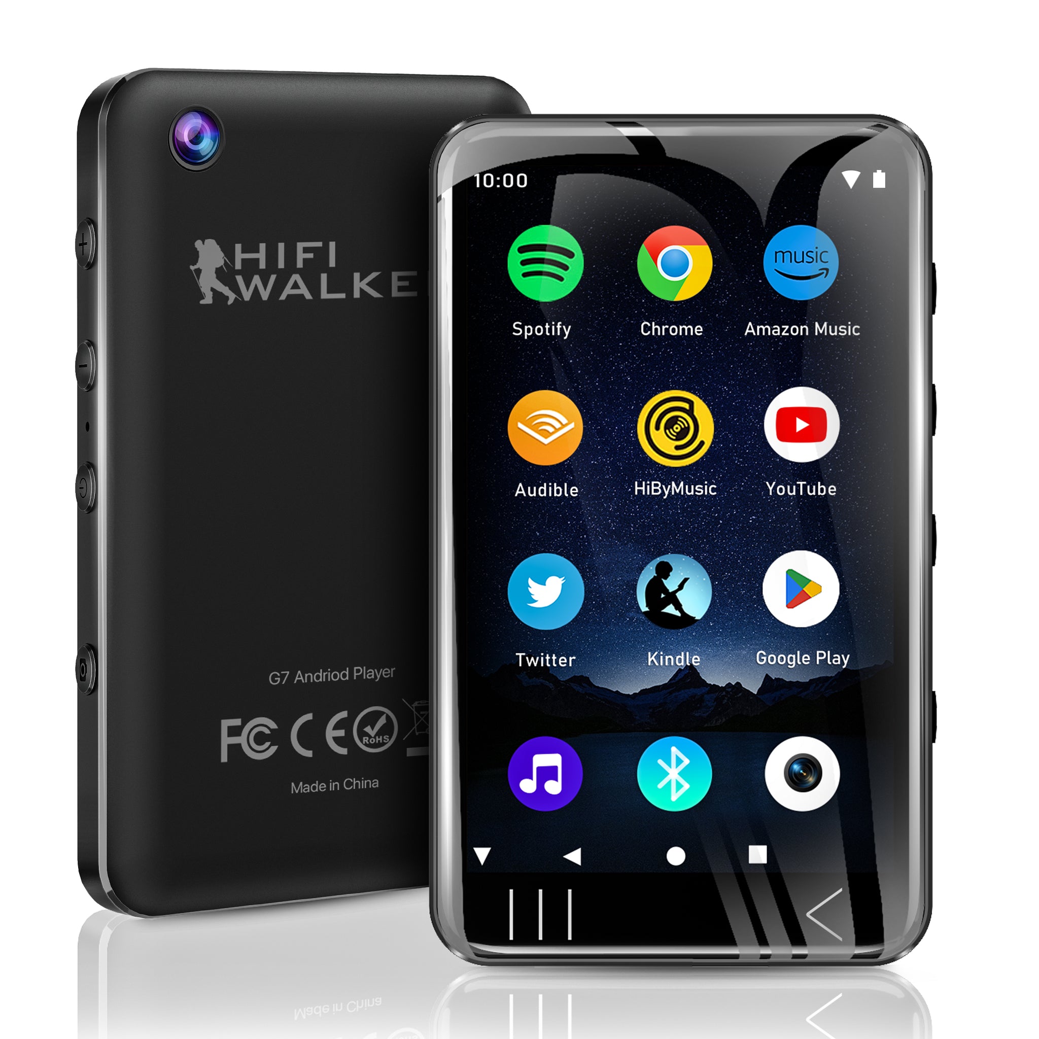 HiFi Walker G7 – Android MP3 Player with WiFi, Touchscreen App