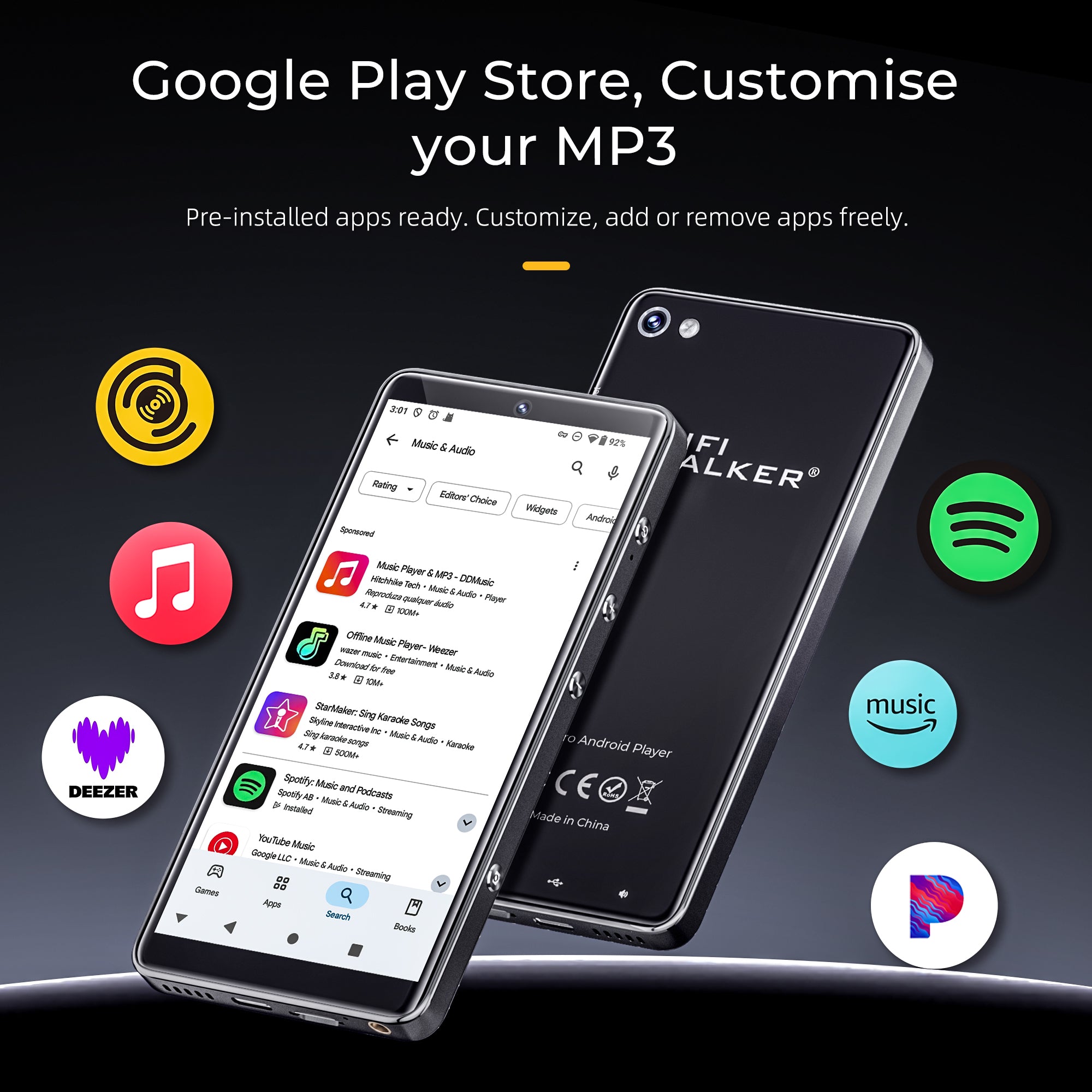 HIFI WALKER G7 Pro Android Player