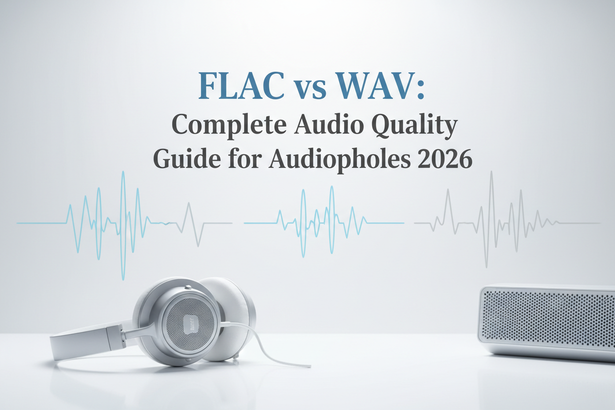 FLAC vs WAV: Complete Audio Quality Guide for Audiophiles 2026