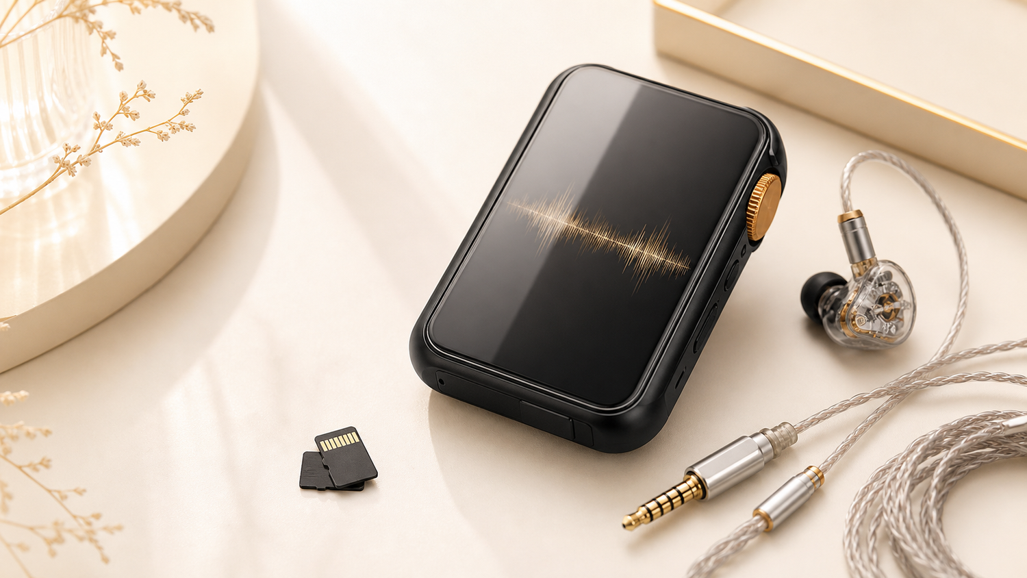 Light theme hi-res audio player review hero image