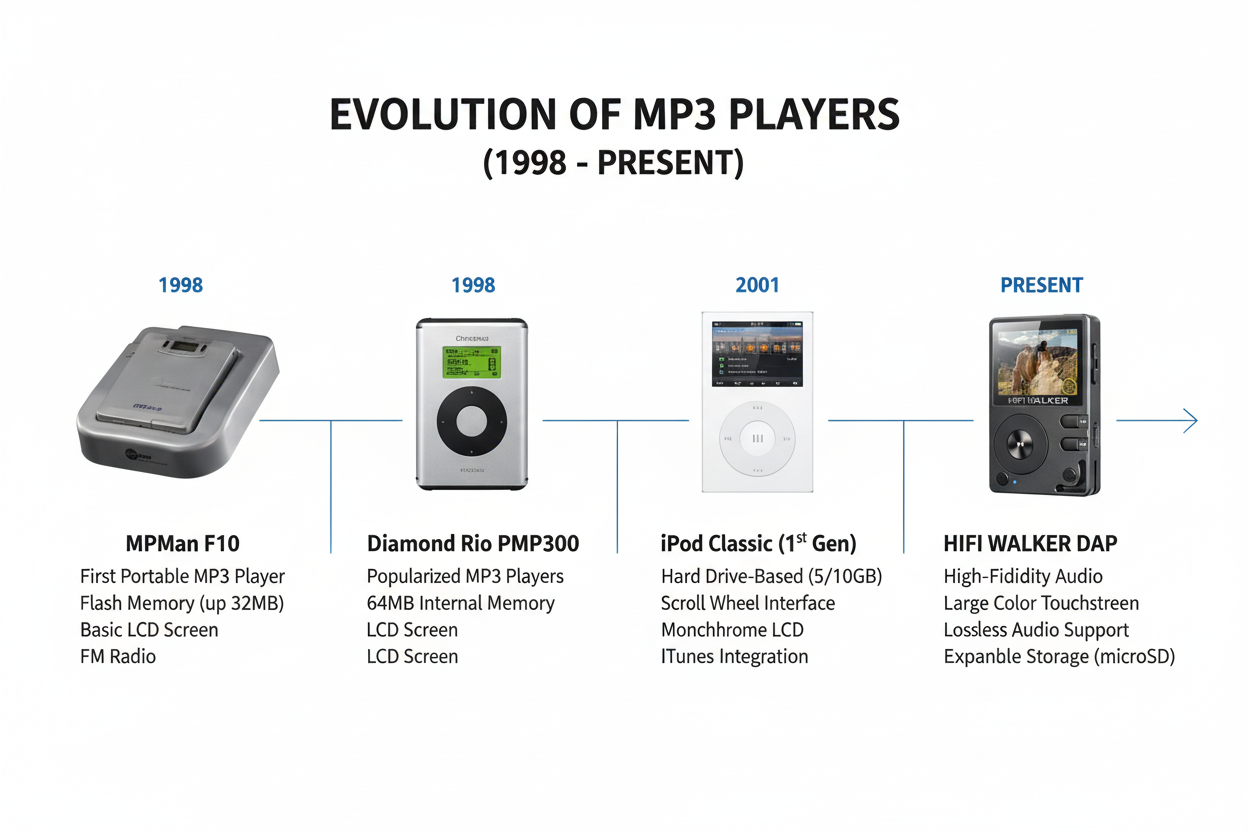 The First MP3 Player: A Complete History from 1998 to 2026