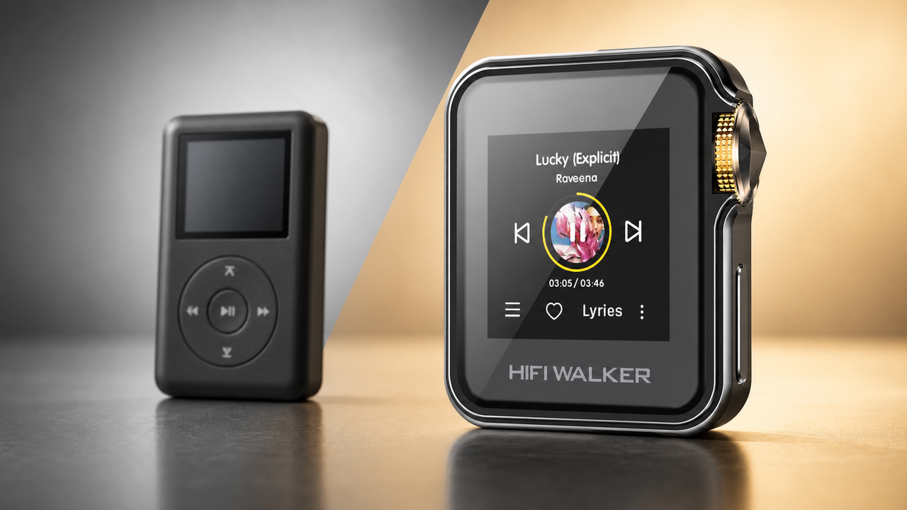 HIFI WALKER H2 Mini, HIFI WALKER H2 blog cover for Your First Hi Res DAP Under $110 Why the H2 Mini Beats Cheap Music Players in