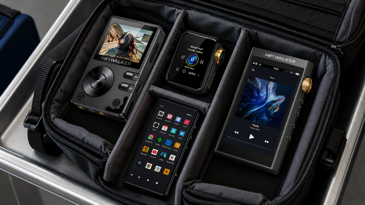 Portable music player editorial cover for Best Portable Hi-Res Audio Players: Ultimate DAP Guide