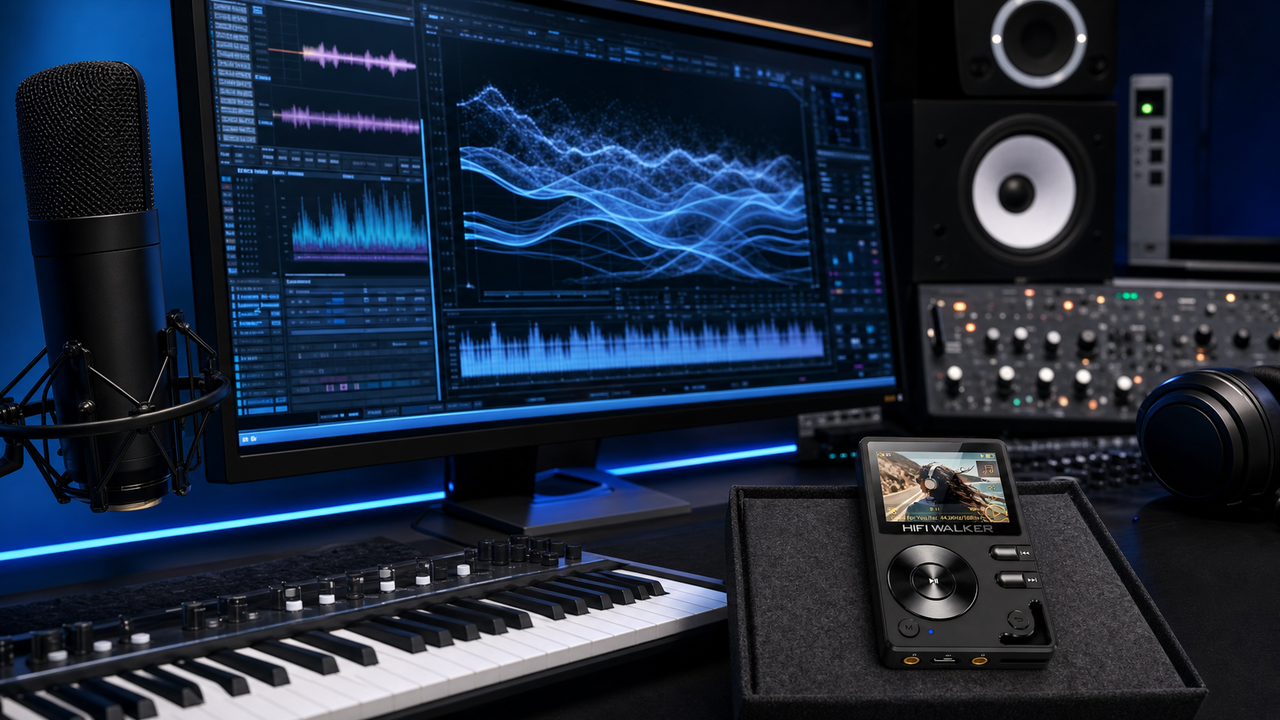 HIFI WALKER H2 editorial cover for The Impact of AI on Music Technology: Embracing the Future of Audio