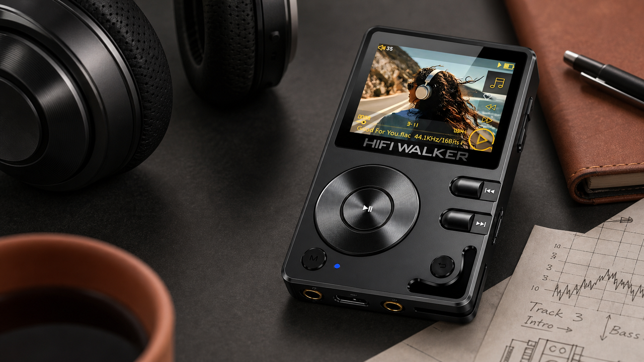HIFI WALKER H2 in a credible real listening desk