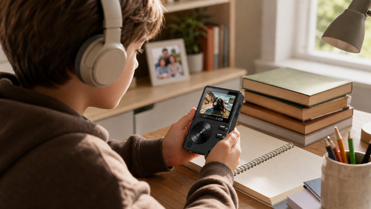 HIFI WALKER H2 in a focused student desk