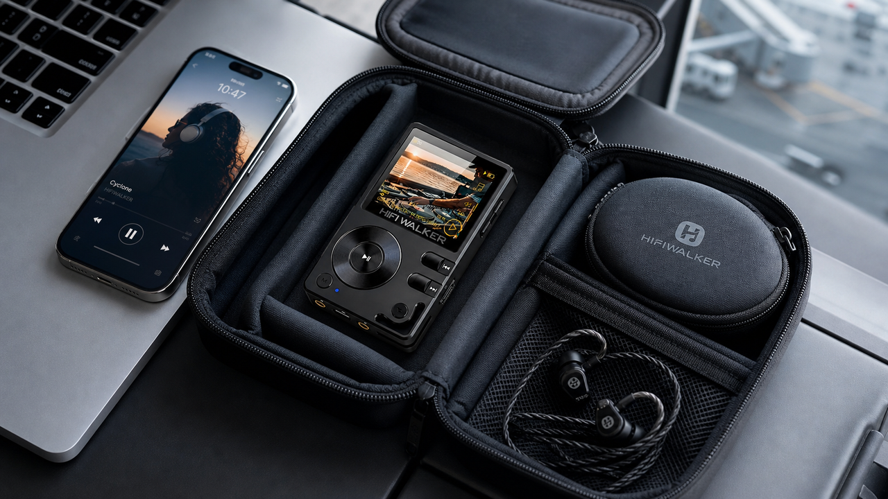 Portable music player editorial cover for Why HIFIWALKER is the Best Portable DAC