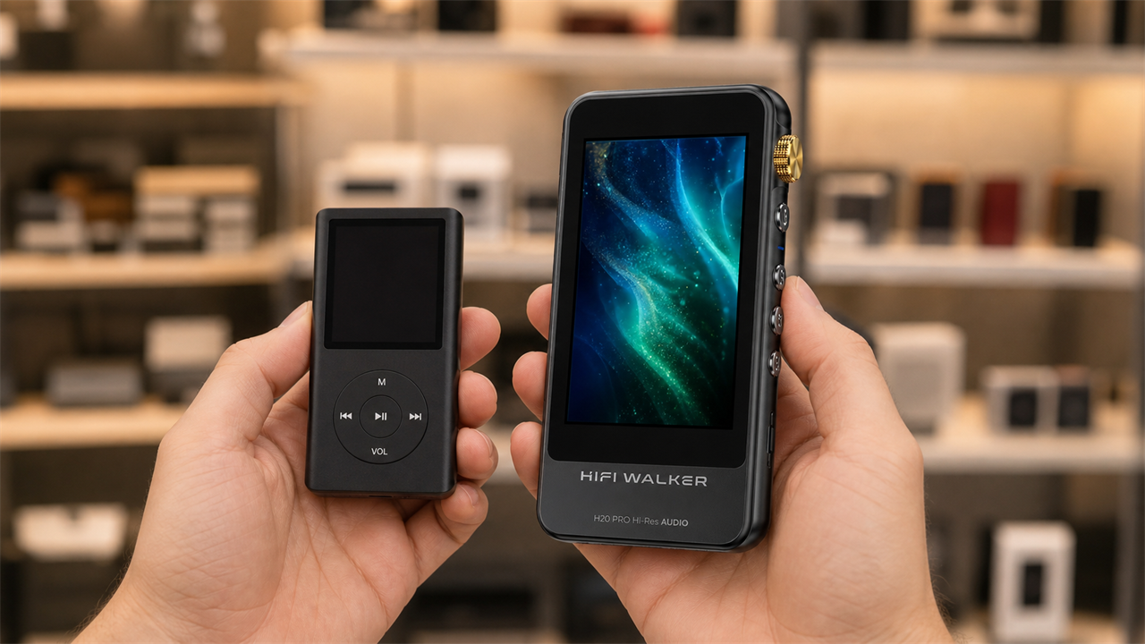 portable music players blog cover for DAP vs MP3 Player Which One Should You Buy in ?