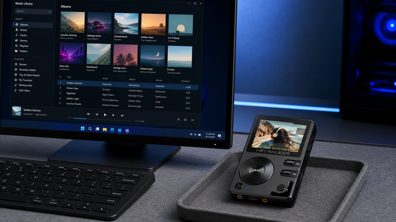 HIFI WALKER H2 editorial cover for Best Audio Player for Windows in : Top Picks