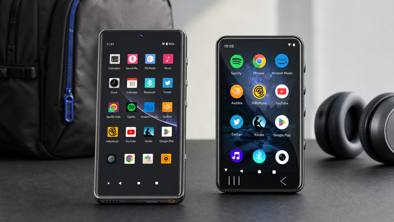 HIFI WALKER G7 Pro, HIFI WALKER G7 blog cover for Best Android Music Player for Teens G7 Pro vs G7