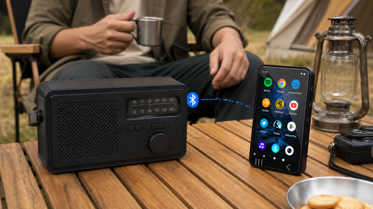 HIFI WALKER G7 blog cover for Best Portable Radios with Bluetooth Ultimate Guide